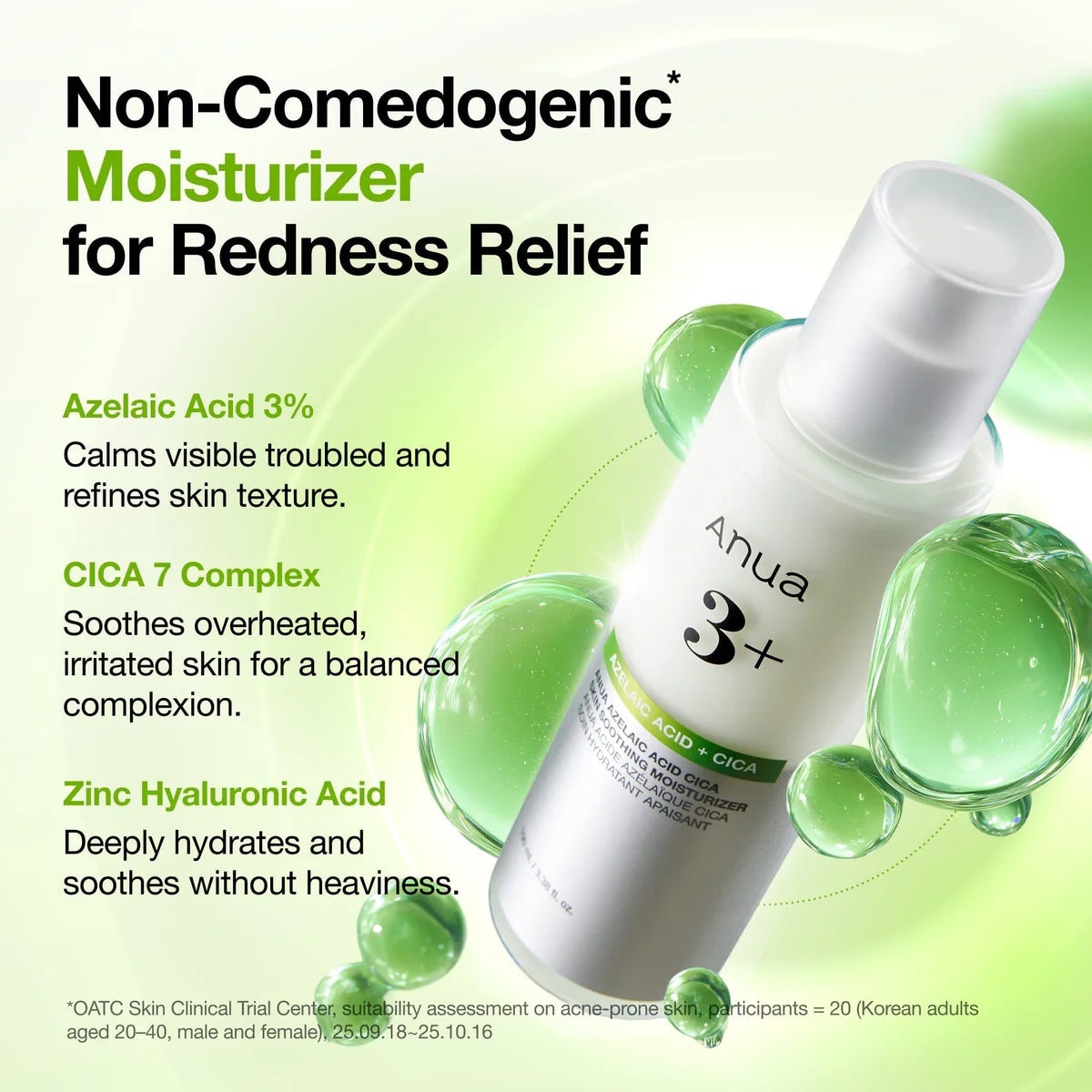 Azelaïnezuur CICA Huidverzachtende Moisturizer