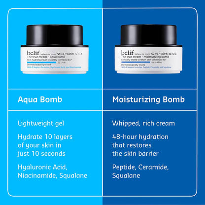 The True Cream Moisturizing Bomb - K-beauty glow