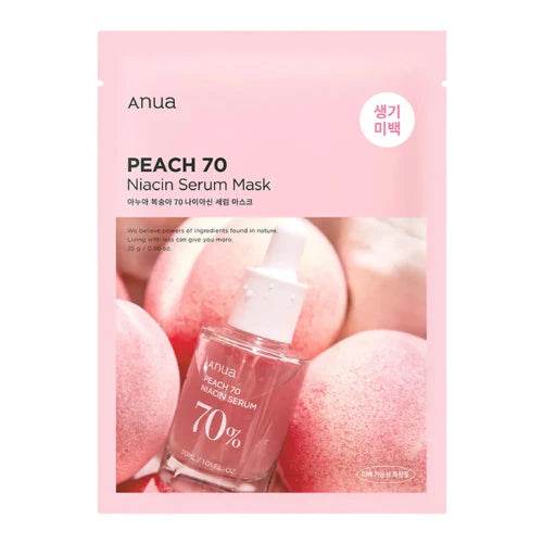 Peach 70 Niacin Serum Mask - K-beauty glow