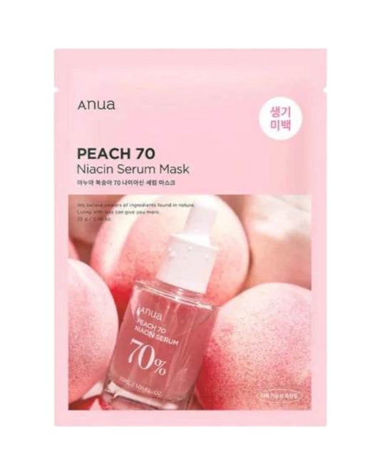 Peach 70 Niacin Serum Mask - K-beauty glow