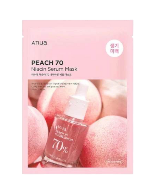 Peach 70 Niacin Serum Mask - K-beauty glow