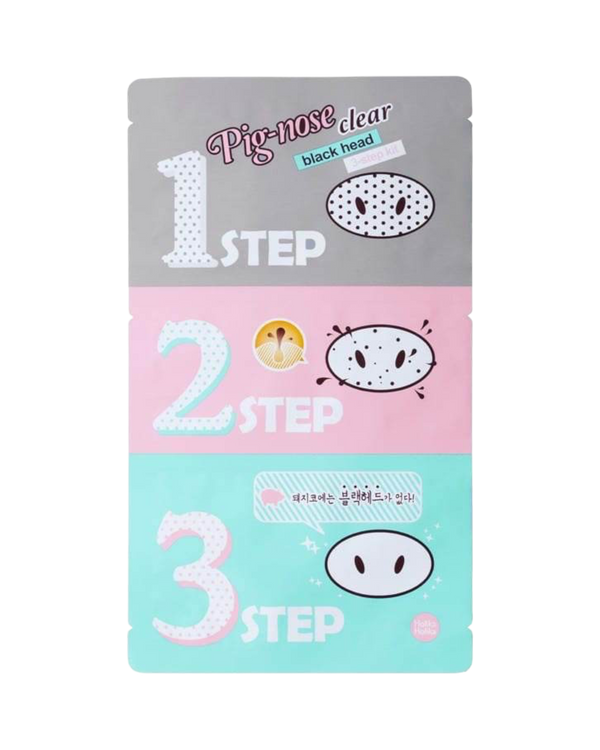 Pig Nose Clear Blackhead 3-Step Kit - K-beauty glow