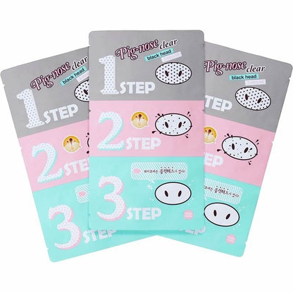 Pig Nose Clear Blackhead 3-Step Kit - K-beauty glow