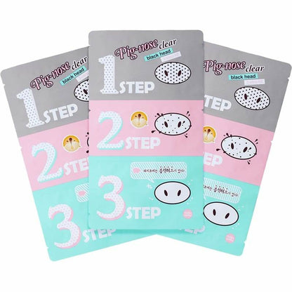 Pig Nose Clear Blackhead 3-Step Kit - K-beauty glow