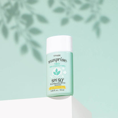 Sunprise Mild Airy Finish Sun Milk - K-beauty glow
